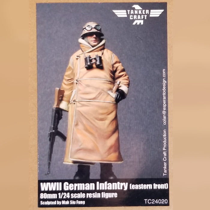 WWII German Infantry [eastern front] - 80mm 1/24 Scale Resin Figure