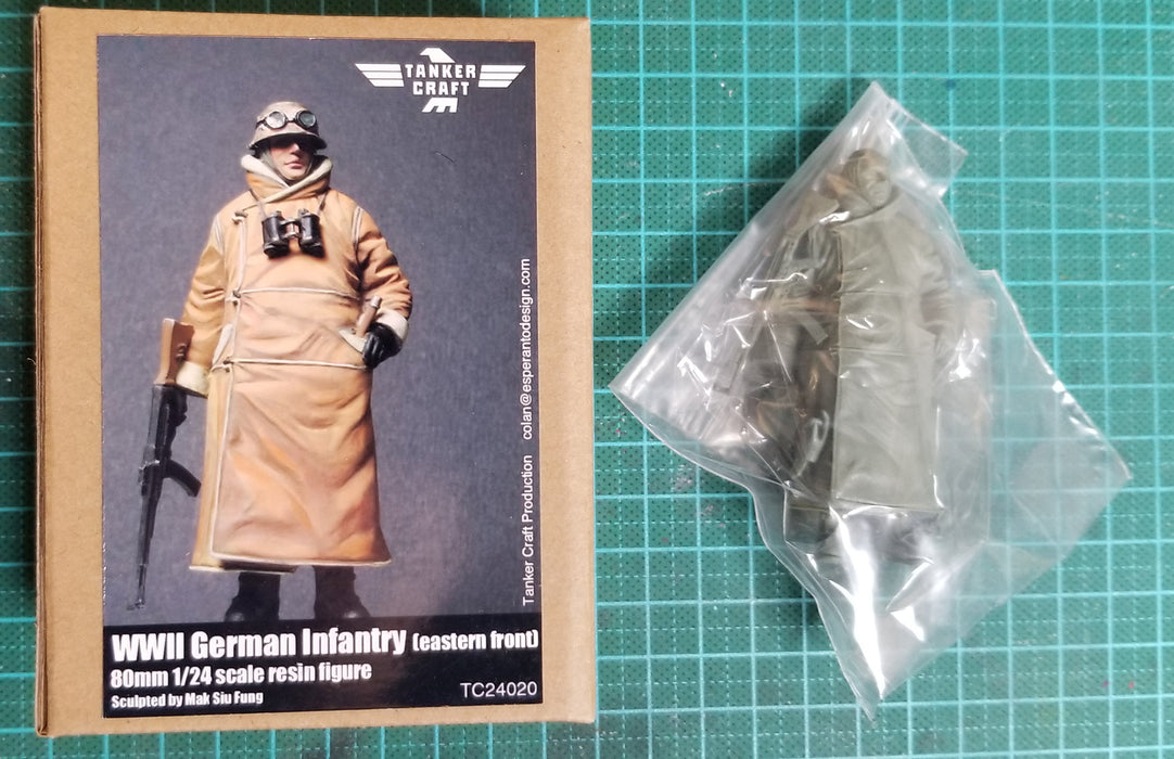 WWII German Infantry [eastern front] - 80mm 1/24 Scale Resin Figure